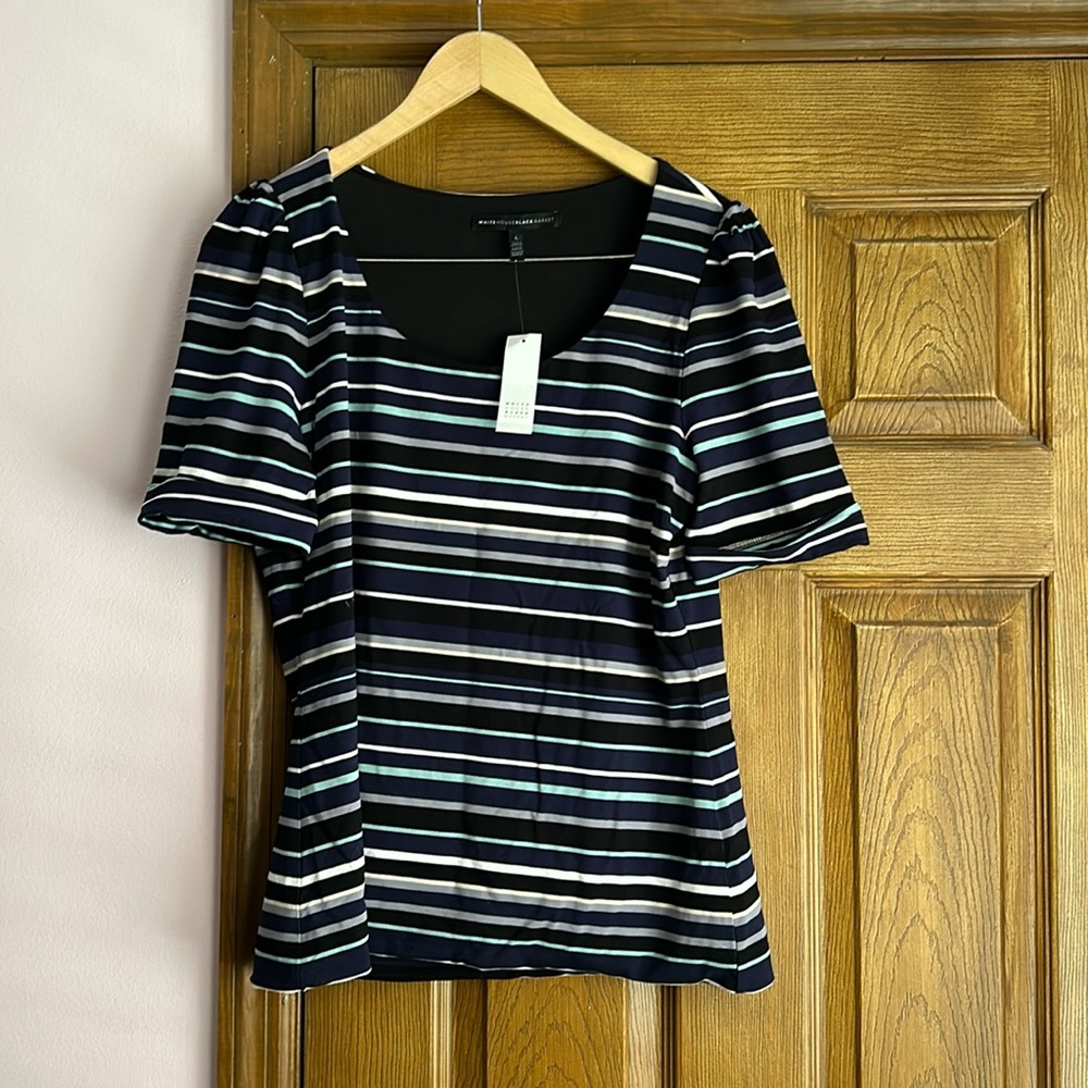 White House Black Market NWT scoop neck top!